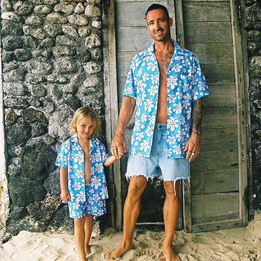 Mens Skwosh | Aloha Broha Father-Son Holiday Shirt Set