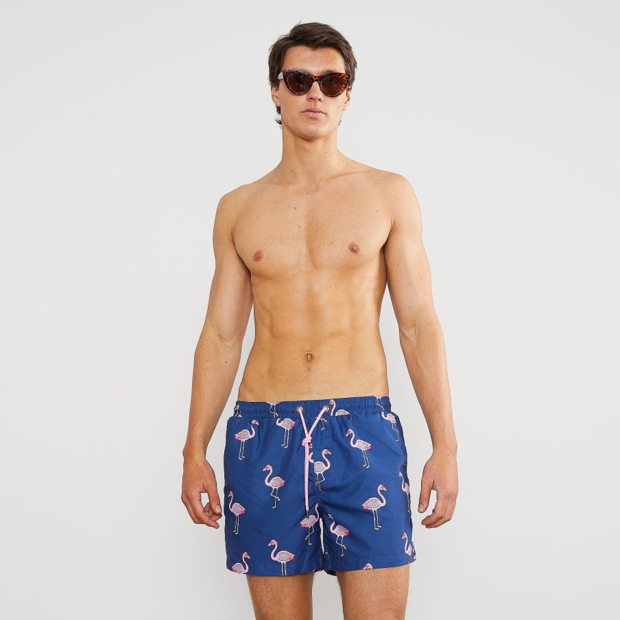 Mens Skwosh | Flamin' Flamingo 2.0 Swim Shorts