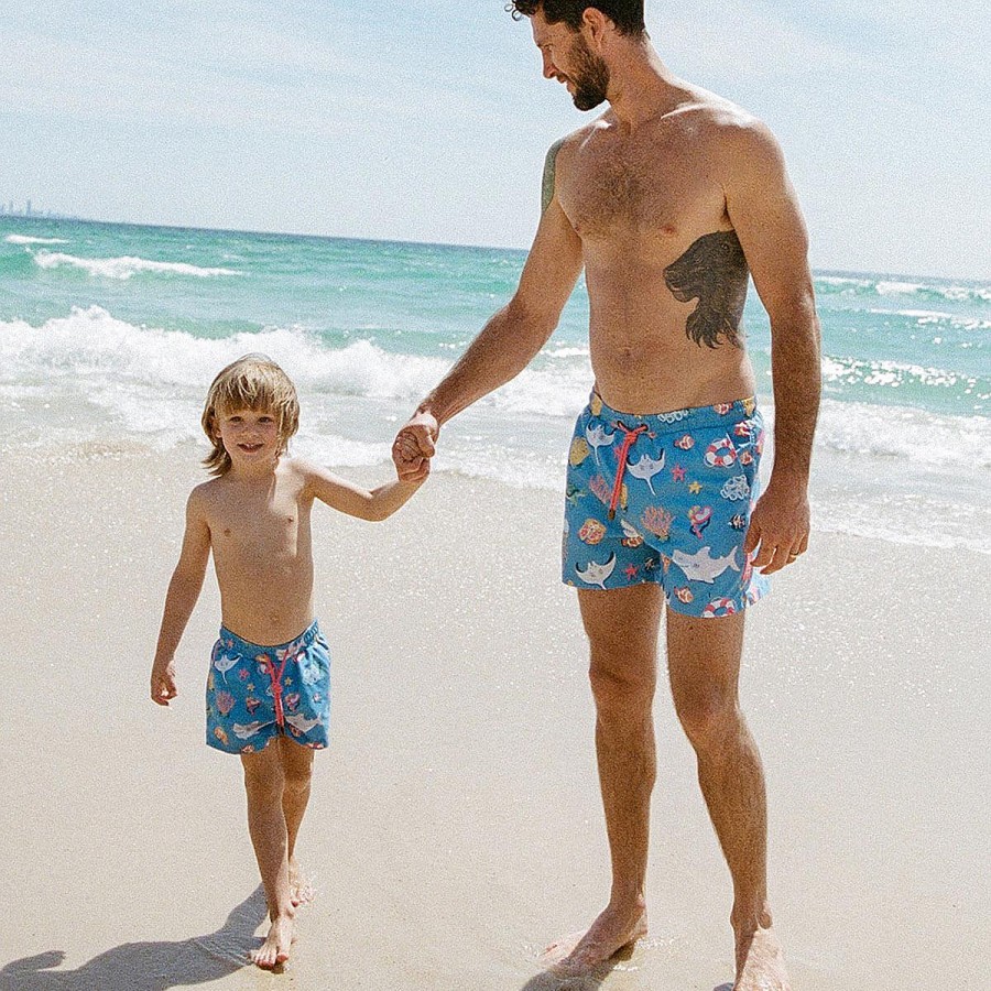 Mens Skwosh | Great Barrier Reef Swim Shorts