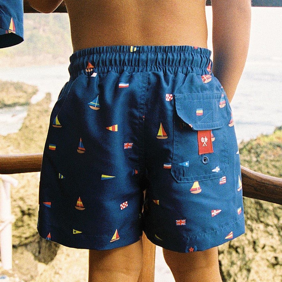 Mens Skwosh | Nauti Buoy Jnr Swim Shorts