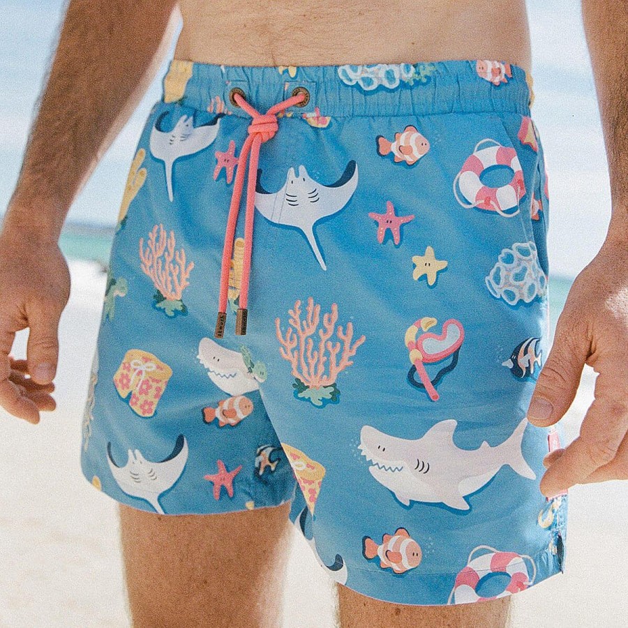 Mens Skwosh | Great Barrier Reef Swim Shorts