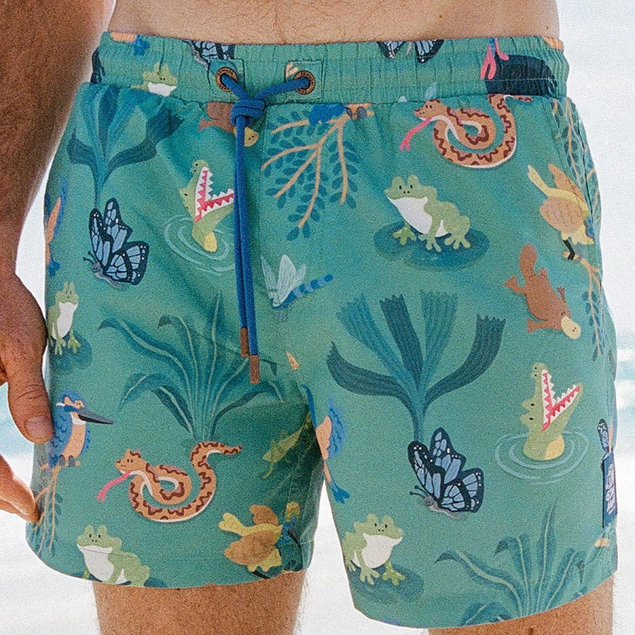 Mens Skwosh | Daintree Rainforest Swim Shorts