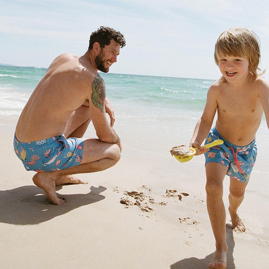 Mens Skwosh | Great Barrier Reef Jnr Swim Shorts